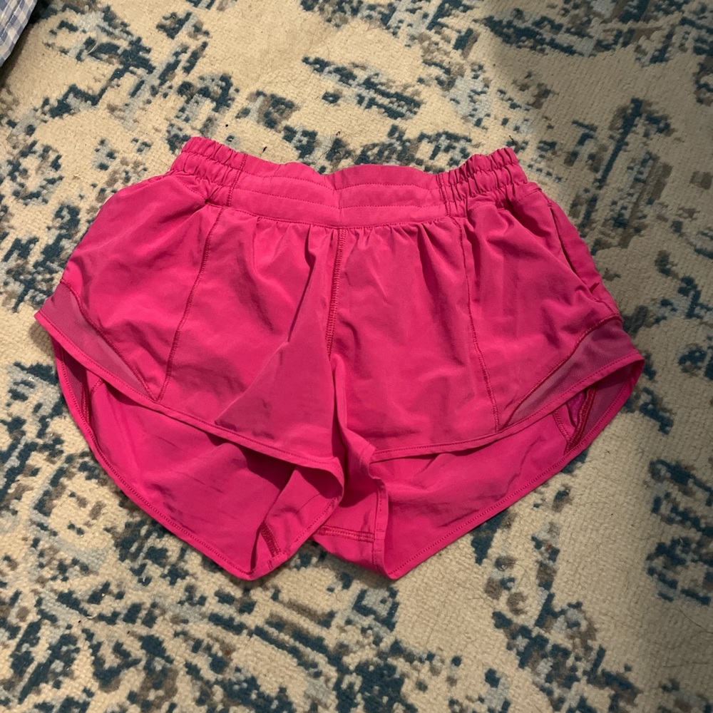 Lululemon sonic pink shorts